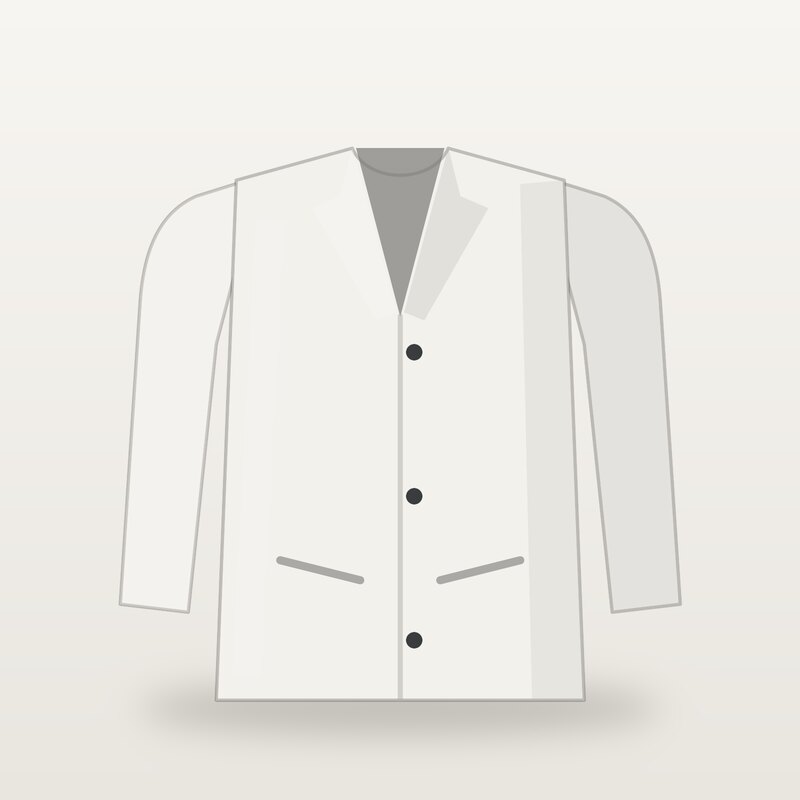 Wool Wool Coat, White