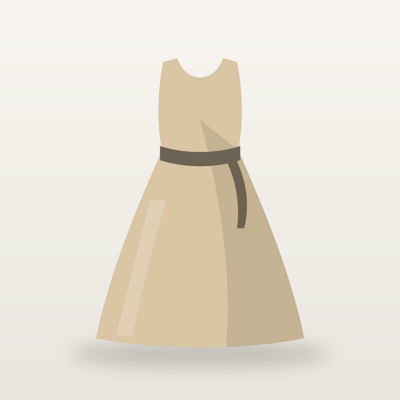 Linen Wrap Dress, Sand