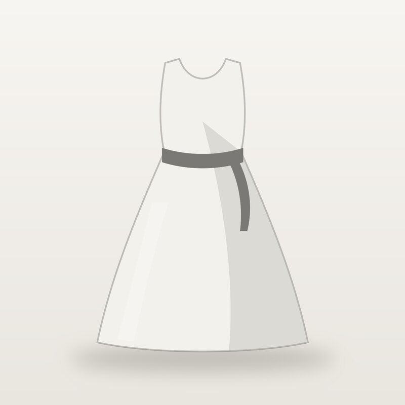 Silk Wrap Dress, White