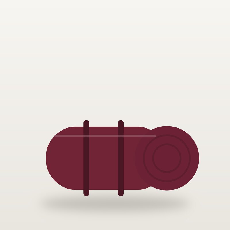 Recycled Yoga Mat, Burgundy